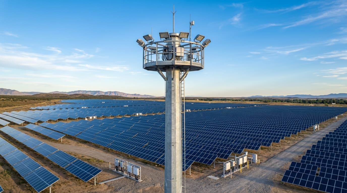 Solar & Industrial High Mast Towers